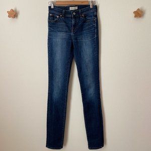 Madewell Alley Straight Mid Rise Denim Jeans